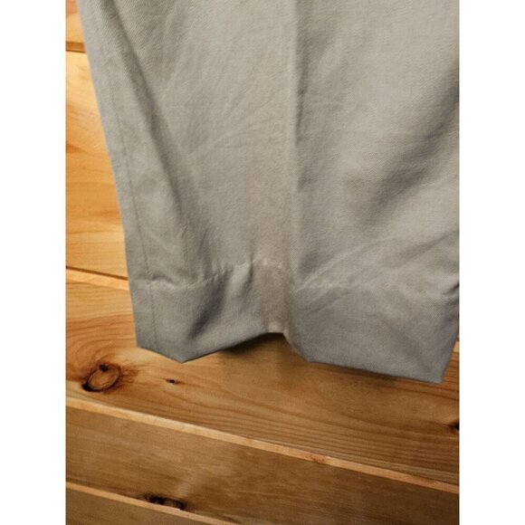 Kenneth Cole Reaction Men's Pants 34/Short Pleated Front Tan Beige 100% Wool - Picture 7 of 13